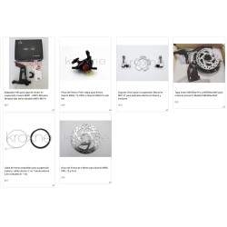 MXR1-MD V1 Bremskit Pack für MXR1 Monorim - 1 Verbessern Sie Ihr Bremssystem, indem Sie Ihrem Ninebot Max-Motor eine Scheibenbre
