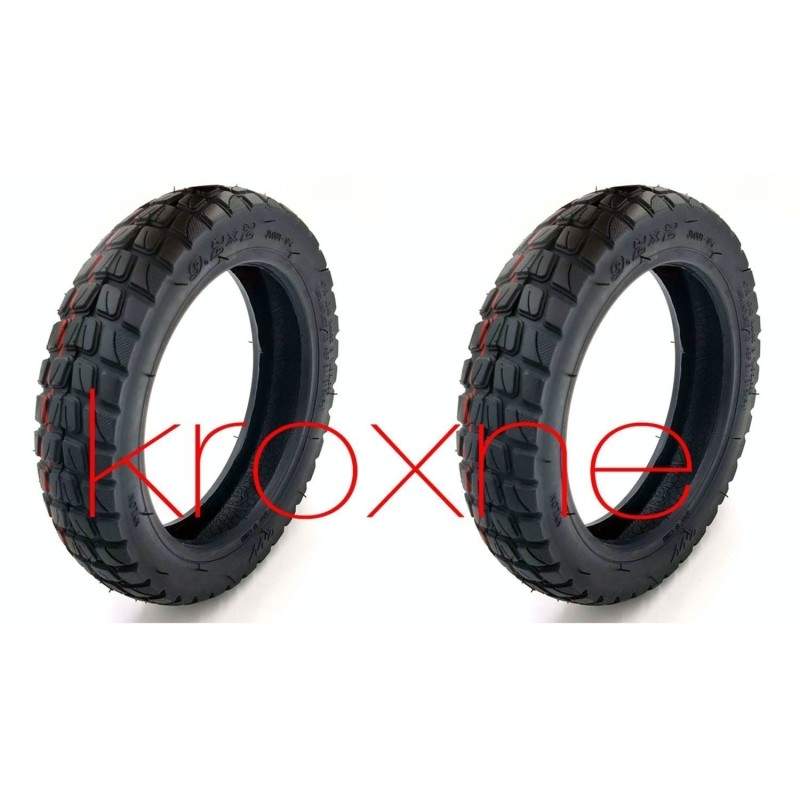 9.2" off-road tire kit for any Xiaomi model ( Pro2, Mi 3, Essential, 1S, M365 )  - 2 9.5-inch all-terrain tire kit for any Xiaom