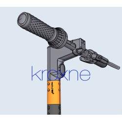 Sharkset extender pre stožiar kompatibilný s Ninebot Max Sharkset - 2 Predĺžte výšku riadidiel pomocou tohto 6 cm predlžovača pr