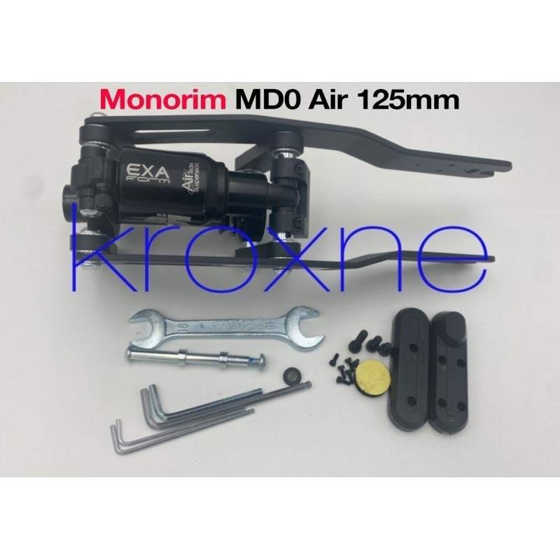 Monorim MD0 front suspension for electric scooter Segway D18E, D28E, D38E or similar Monorim - 9 Install Monorim MD0 shock absor