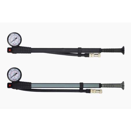 300PSI / 20 bar presisjonsluftpumpe - lekkasjebeskyttelse.  - 6 Presisjonspumpe laget av aluminium. Pumpen kan utvides og består