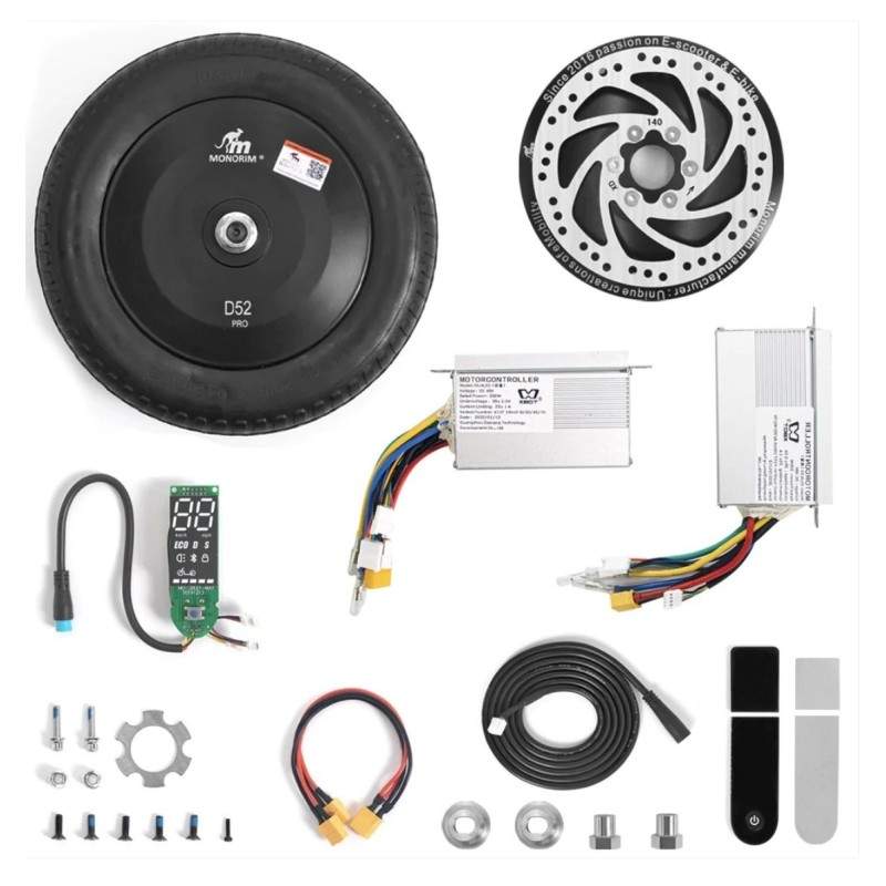 Zestaw aktualizacyjny DUAL52 AWD do PACK U5 2.0 do skuterów elektrycznych Xiaomi - zestaw DUAL MOTOR Monorim - 37 Zestaw aktuali