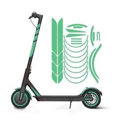 Autocolante reflectorizante pentru șasiu Xiaomi M365, 1S, Pro2, M365 Pro și Essential Xiaomi - 21 Autocolante reflectorizante pe