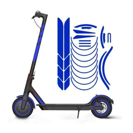 Отразяващи стикери за шасито Xiaomi M365, 1S, Pro2, M365 Pro и Essential Xiaomi - 24 Отразяващи стикери за шасито Xiaomi M365, 1