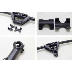 90 degree foldable aluminum handlebar  - 4 90 degree foldable aluminum handlebar
Easy fold handlebar to a 90 degree angle
Instal