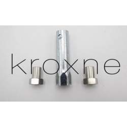 Jatketut mutterit ja pidennetyt pultit levyjarrulla varustetun moottorin asentamiseksi MR1- tai DMR1-takajousitukseen Monorim - 