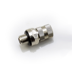 Vozdushnyy klapan iz nerzhaveyushchey stali s uplotnitel'nym kol'tsom dlya udarov szhatym vozdukhom. KROXNE - 1 
Klapan iz nerzh