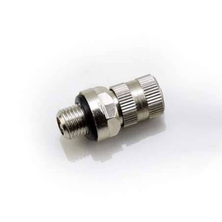 Roostevabast terasest õhuklapp O-rõngaga surveõhu löökide jaoks. KROXNE - 1 
Roostevabast terasest ventiil õhkvedrudele.
Täienda