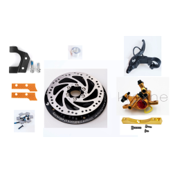 Monorim MD-MXR1 Pro rear disc brake kit for 350w/500w motor on Ninebot Max G30 scooter or similar Monorim - 13 
Install rear dis