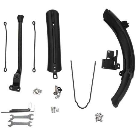 Vorderes und hinteres Kotflügel-Kit mit Ständer für Xiaomi QiCycle EF1 Monorim - 1 
Komplettes Schutzblech-Kit mit Seitenständer