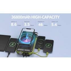 Infinite battery with wireless charger Monorim PN W26 RADIO FM Monorim - 4 
Get your 36800mah power bank that charges with sunli