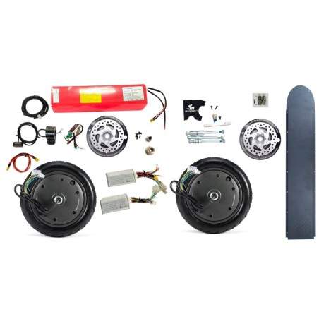 Monorim Dual32 Ultra+ MR1 (inclusief twee 350w motoren) Monorim - 2 36v 14400mah batterij met 30Ah BMS
Het bevat twee nominale 3