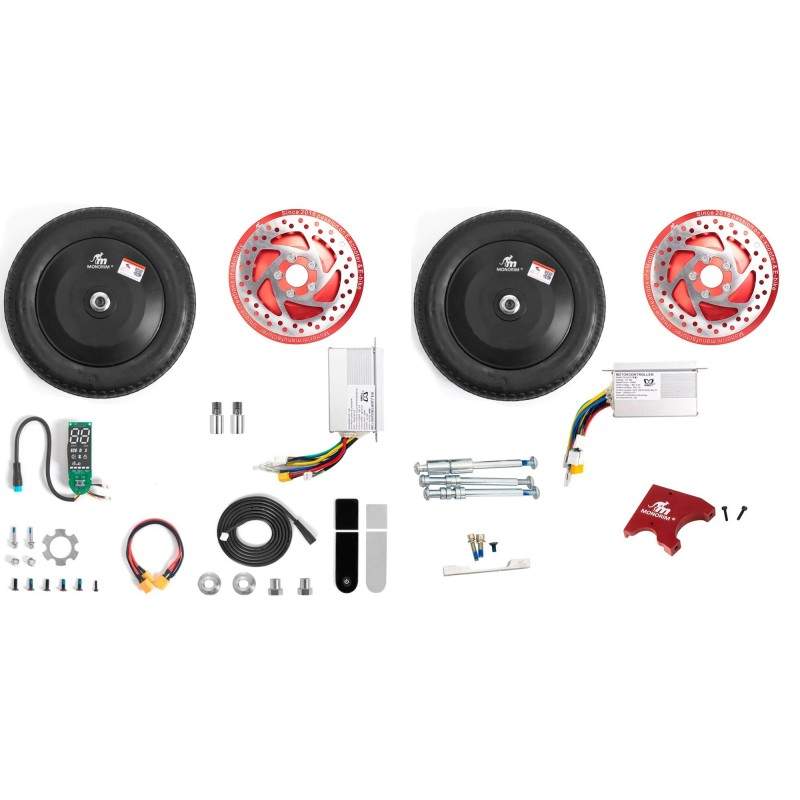 Monorim Dual52 Pro Ultra (inkluderer to 500w motorer) Monorim - 4 
Inkluderer et 14400mah batteri med 60ah BMS
48v 3A batterilad
