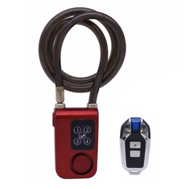 Hængelåse med højfølsom alarm - støjeffekt større end 100 decibel. Nøgle, fjernbetjening eller mobilapp Wan - 10 
Beskyt dit kør