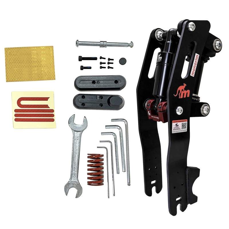 Přední odpružení Monorim MF2 pro Ninebot Segway F2, F2E, F2 Pro, F2 Plus nebo podobné Monorim - 2 Přední odpružení Monorim MF2 p