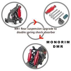 DMR1-UK - Atualize a suspensão traseira de sua scooter elétrica Xiaomi para duplo amortecimento Monorim - 6 



Monorim DMR1-REI