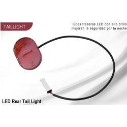 Rear light for Xiaomi Scooter 4 (Mi4), Xiaomi 4 Pro or similar. Xiaomi - 5 Rear light for Xiaomi Scooter 4 (Mi4), Xiaomi 4 Pro o