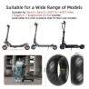 Neumático sólido para patinete eléctrico Zero 8, Zero 9, Vsett 8, Vsett 9, Kugoo X1, Kirin G2 Pro 8,5x3 Kukirin - 2 Neumático só