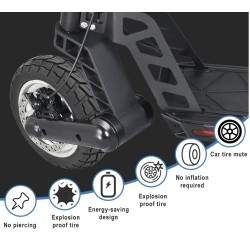 Massieve band, massief rubber 10x2,75-6,5 -- 70-65-6,5 -- 10x2,70-6,5  - 7 Massieve band, massief rubber 10x2,75-6,5 -- 70-65-6,