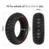 10x2.5 pneu sólido / sólido -- 255x80 para Ninebot Max ou similar Xiaomi - 13 O pneu clincher sólido é universal para aros diant