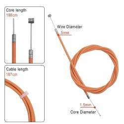 Bremsekabel for Segway F20, F25, F30, F40, D18, D28, D38 eller lignende Segway - Ninebot - 6 Bremsekabel for Segway F20, F25, F3