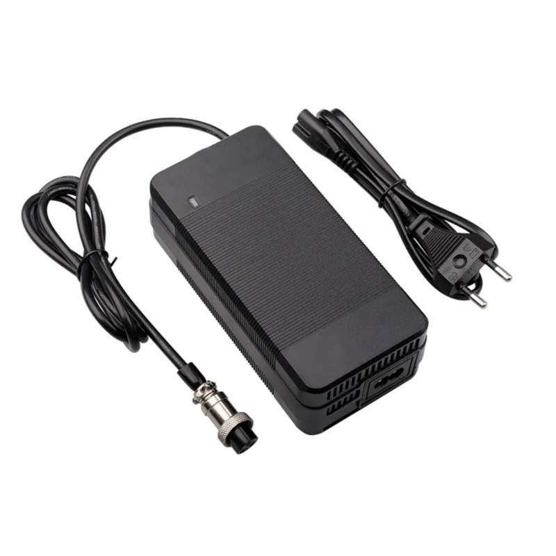 Nabíjačka pre skúter alebo elektrobicykel 54,6v 2A - 48v - GX16 konektor  - 1 Nabíjačka pre skúter alebo elektrobicykel 54,6v 2A