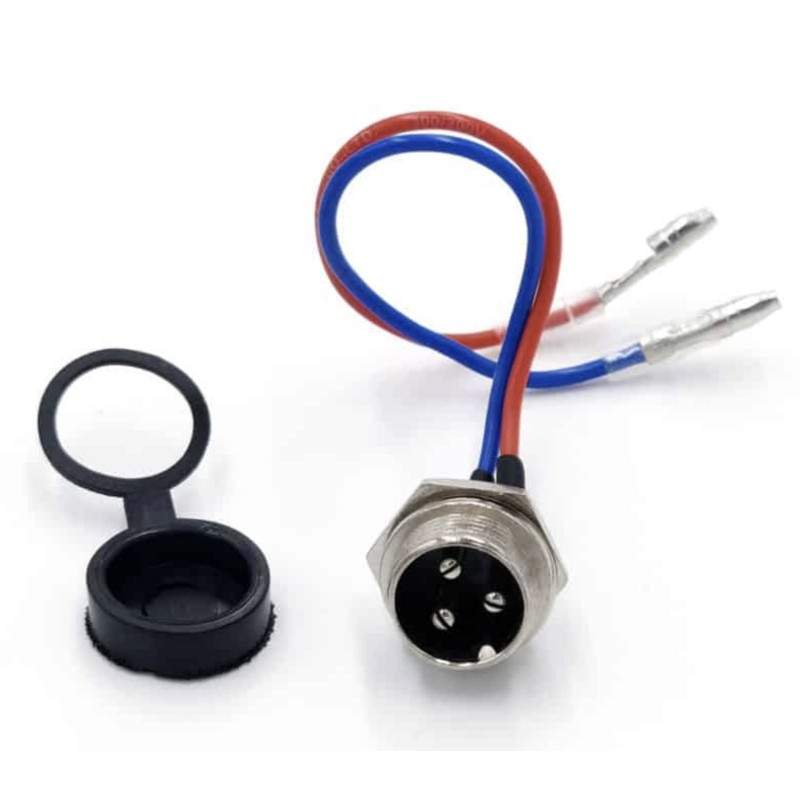 Opladningsport til GX16 stik til scooter, cykel eller elbil  - 1 Opladningsport til GX16 stik til scooter, cykel eller elbil
Opl