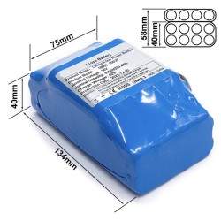 Eksternt tilleggsbatteri 36v 6400mah for el-scooter eller el-sykkel  - 2 Eksternt tilleggsbatteri 36v 6400mah for el-scooter ell