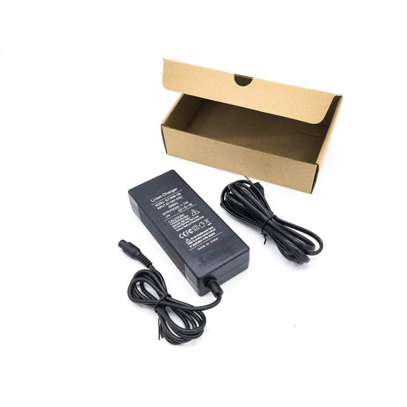 Cargador para patinete o bicicleta eléctrica 42V 2A - 36v - conector GX12  - 1 Cargador para patinete o bicicleta eléctrica 42V 