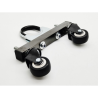 Metallituki liukupyörillä Xiaomin sähköskoottereille, Segway F/D -sarjalle, Ninebot Max -sarjalle tai vastaaville  - 3 Metallitu