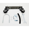 Metalen steun met schuifwielen voor Xiaomi elektrische scooters, Segway F/D-serie, Ninebot Max-serie of vergelijkbaar  - 4 Metal