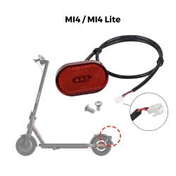 Zadna svetlina za kalnika na Xiaomi Scooter Mi 4, Mi 4 Lite ili podoben  - 1 Zadna svetlina za kalnika na Xiaomi Scooter Mi 4, M