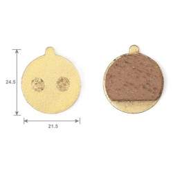 Brake pads for Segway F20, F25, F30, F40, D18, D28, D38 or similar Segway - Ninebot - 11 Brake pads for Segway F20, F25, F30, F4