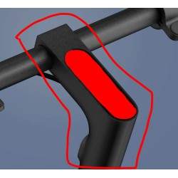 Základňa obrazovky alebo podpora riadidiel pre elektrickú kolobežku Xiaomi Scooter 4 Ultra Xiaomi - 1 Základňa obrazovky alebo p