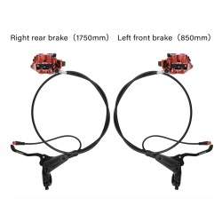 Komplett Monorim EB01 4-stempel hydraulisk bremsesett - spaker, kalipere, kabel og bremseskive Monorim - 5 Komplett Monorim EB01
