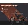 Monorim e-Moto Electric Wish007, 55 km/ch, dvigatel' 1500 Vt, akkumulyator 21 Ach, reguliruyemaya gidravlicheskaya podveska Mono