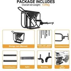 Monorim GL8 - príves na nosič batožiny, košík na bicykel alebo elektrobicykle. Monorim - 10 Monorim GL8 - príves na nosič batoži