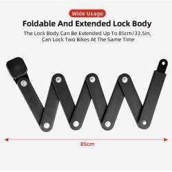 Padlock with anti-theft folding mechanism made of high quality material KROXNE - 5  