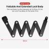 Padlock with anti-theft folding mechanism made of high quality material KROXNE - 5  