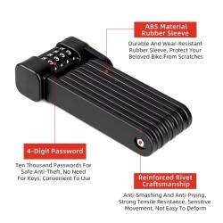 Padlock with anti-theft folding mechanism made of high quality material KROXNE - 6  