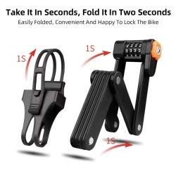 Padlock with anti-theft folding mechanism made of high quality material KROXNE - 7  