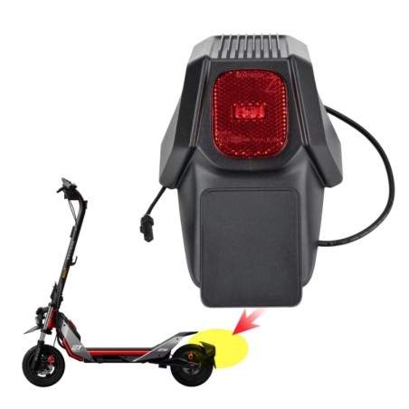 Guarda-lamas traseiro completo original com luz para Segway ZT3 / Segway ZT3 Pro - peças e sobressalentes Segway - Ninebot - 1  
