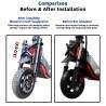 Voorvering Monorim-ZT3 voor Segway ZT3 Pro elektrische step - upgrade kit Monorim - 7 
Compatibiliteit: voorvering Monorim-ZT3 s