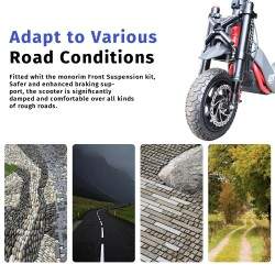 Voorvering Monorim-ZT3 voor Segway ZT3 Pro elektrische step - upgrade kit Monorim - 9 
Compatibiliteit: voorvering Monorim-ZT3 s