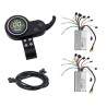 Set van twee controllers met scherm en trigger voor dubbele motorinstallatie 48v / 52v 35A (JP) KROXNE - 3  