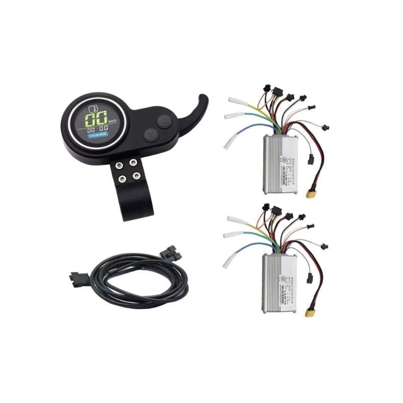 Kit di due controller con schermo e grilletto per installazione Dual Motor 60v 35A (JP) KROXNE - 3  