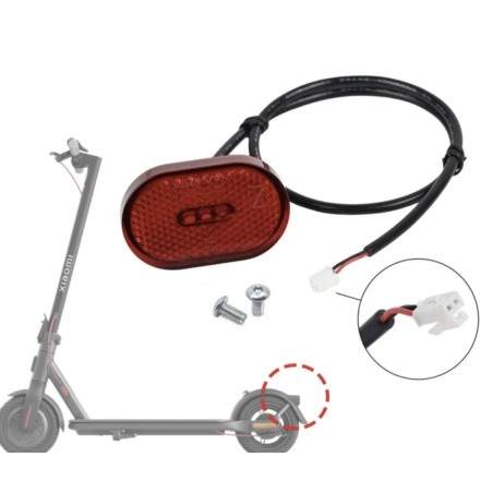 Rücklicht für den Kotflügel des Xiaomi Scooter Mi 4, Mi 4 Lite o.ä  - 3 Rücklicht für den Kotflügel des Xiaomi Scooter Mi 4, Mi 