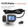 Display LCD VLCD6 cu conector tată cu 6 pini pentru bicicleta electrică TongSheng DZ2 Tongsheng - 3  