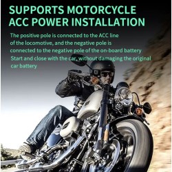 Vandtæt blindvinkeldetektionssystem (130º vinkel) til scooter, cykel eller motorcykel KROXNE - 6  