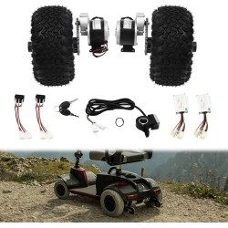 DIY komplet za pretvorbu (2 motora, kontroler i gas) - Zračne gume - Go Kart, Invalidska kolica KROXNE - 7  